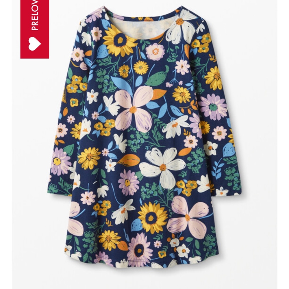 HA swing pocket dress long sleeve